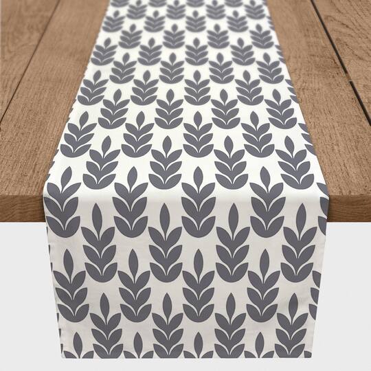 Mid Mod Leaves Indoor/Outdoor Table Runner